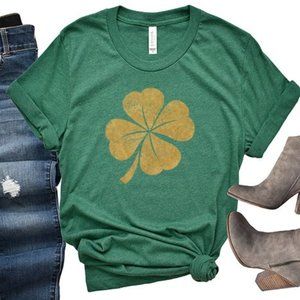 Bella Canvas Four-leaf Clover Tee!